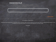 Tablet Screenshot of anonseerotyczne.pl
